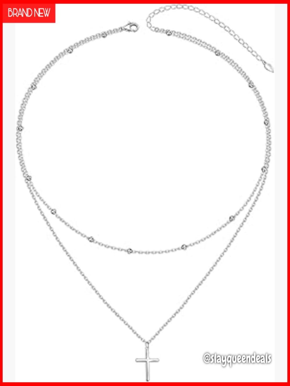 S925 Sterling Silver Choker Necklace Cross Butterfly Handcuffs Infinity Charm